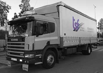 Transport camió de 10000 kg a Barcelona