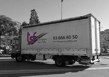 Transport camió de 7000 kg a Barcelona